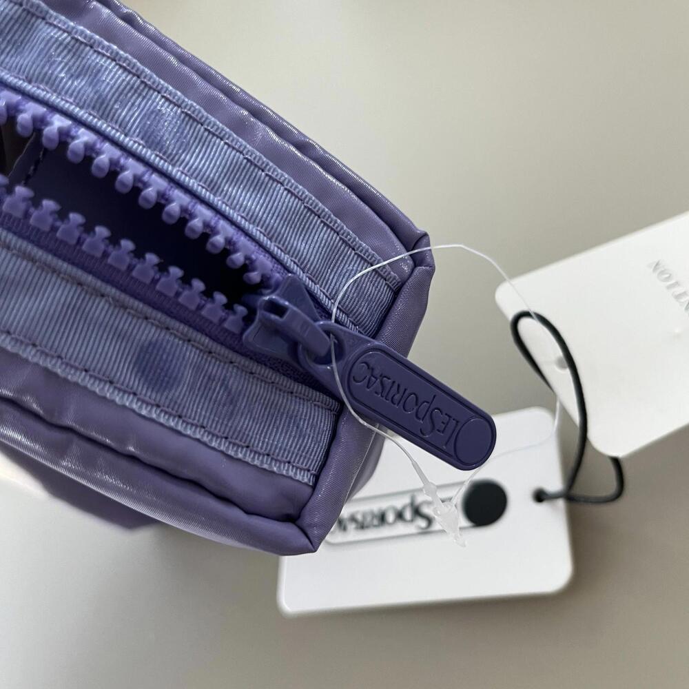 Lesportsac Shining Purple Rectangular Cosmetic Ba… - image 5